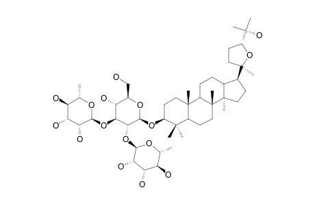 NEOALSOSIDE-F1;OCOTILOL-II-3-O-[ALPHA-L-GLUCOPYRANOSYL-(1->3)]-[ALPHA-L-RHAMNOPYRANOSYL-(1->2)-GLUCOPYRANOSIDE]