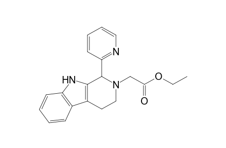 2H-Pyrido[3,4-b]indole-2-acetic acid, 1,3,4,9-tetrahydro-1-(2-pyridinyl)-, ethyl ester, (.+-.)-