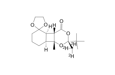 4-ALPHA-TERT.-BUTYL-1-ALPHA,7-BETA,8-ALPHA-TRIHYDRO-2-BETA-METHYL-4-BETA-(DEUTERIOMETHYL)-3,5-DIOXA-9-ALPHA,9-BETA-(ETHYLENEDIOXY)-6-OXOTRICYCLO-[