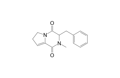 3-(benzyl)-2-methyl-6,7-dihydro-3H-pyrrolo[2,1-f]pyrazine-1,4-quinone