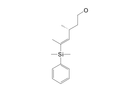 (3R,4E)-5-DIMETHYLPHENYLSILYL-3-METHYL-HEX-4-EN-1-OL