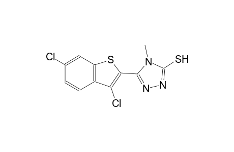 5-(3,6-dichloro-1-benzothien-2-yl)-4-methyl-4H-1,2,4-triazol-3-yl hydrosulfide