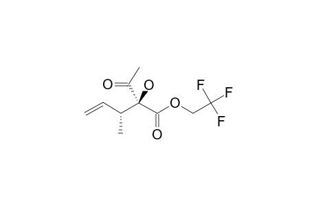 (2R*,3S*)-2',2',2'-TRIFLUOROETHYL-2-ACETYL-2-HYDROXY-3-METHYLPENT-4-ENOATE