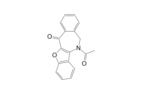 12-ACETYL-11,12-DIHYDRO-6H-BENZOFURO-[3,2-C]-[2]-BENZOAZEPINE-6-ONE