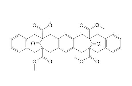 Tetramethyl anti-benzo[1,2-h;4,5-h']bis(benzo[1,2-c]bicyclo[4.4.1]undeca-3,8-diene-11-one)-6,10,17,21-tetracarboxylate