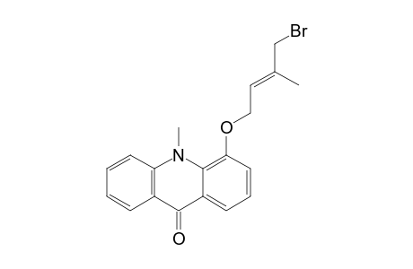 4-(4'-BROMO-3'-METHYL-2'-BUTENYLOXY)-10-METHYLACRIDIN-9(10H)-ONE