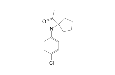 1-[1-[(3-CHLOROPHENYL)AMINO]-CYCLOPENTYL]-ETHANONE