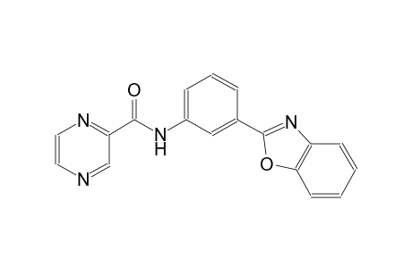 N-[3-(1,3-benzoxazol-2-yl)phenyl]-2-pyrazinecarboxamide