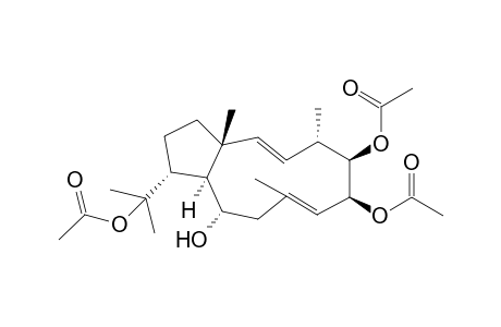 (1R,2E,4S,5R,6S,7E,10S,11S,12R)-5,6,18-Triacetoxy-10-hydroxy-2,7-dolabelladiene