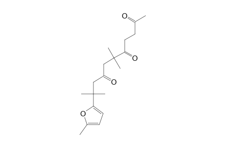 10-(5-METHYLFURAN-2-YL)-6,6,10-TRIMETHYLUNDECANE-2,5,8-TRIONE