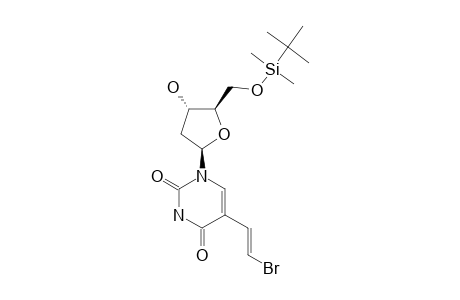 5'-O-TERT.-BUTYLDIMETHYLSILYL-(E)-5-(2-BROMOVINYL)-2'-DEOXY-URIDINE