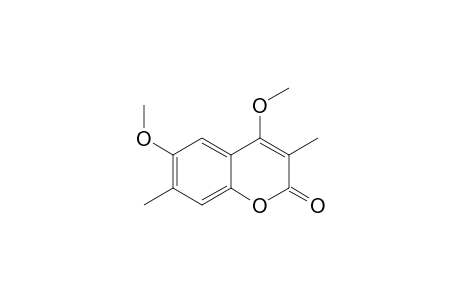 4,6-Dimethoxy-3,7-dimethylcoumarin