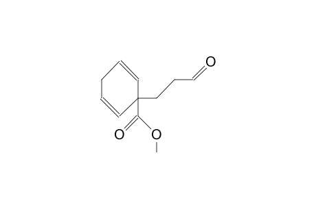 1-(3-Oxo-propyl)-cyclohexa-2,5-diene-1-carboxylic acid, methyl ester