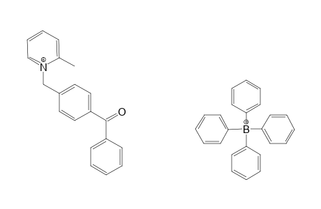 1-(4-BENZOYLBENZYL)-2-METHYLPYRIDINIUM-TETRAPHENYLBORATE;MEPYTB