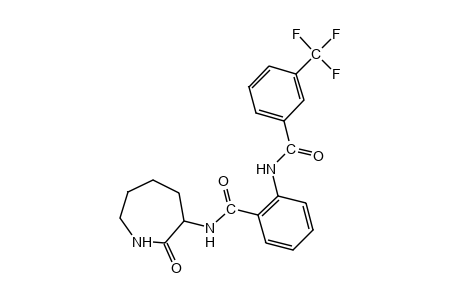 2'-[(HEXAHYDRO-2-OXO-1H-AZEPIN-3-YL)CARBAMOYL]-alpha,alpha,alpha-TRIFLUORO-m-TOLUANILIDE