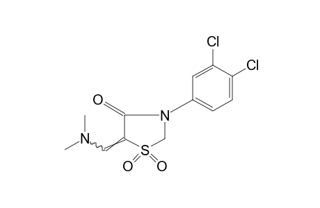 3-(3,4-DICHLOROPHENYL)-5-[(DIMETHYLAMINO)METHYLENE]-4-THIAZOLIDINONE, 1,1-DIOXIDE