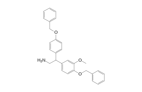 2-(3-Methoxy-4-phenylmethoxy-phenyl)-2-(4-phenylmethoxyphenyl)ethanamine