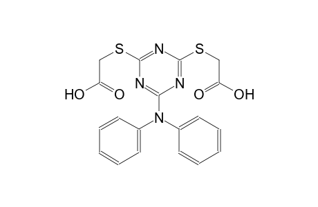 2-[[4-(carboxymethylsulfanyl)-6-(N-phenylanilino)-1,3,5-triazin-2-yl]sulfanyl]acetic acid