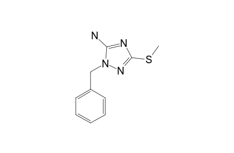 5-Amino-1-benzyl-3-methylthio-1,2,4-triazole