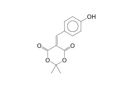 5-(4-Hydroxybenzylidene)-2,2-dimethyl-1,3-dioxane-4,6-dione