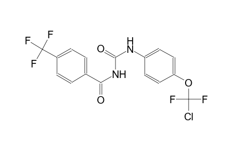 urea, N-[4-(chlorodifluoromethoxy)phenyl]-N'-[4-(trifluoromethyl)benzoyl]-