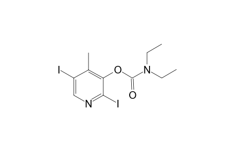 N,N-diethyl-2,5-diiodo-4-methyl-3-pyridyl O-carbamate