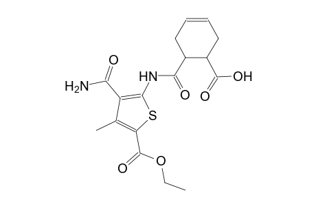 6-({[3-(aminocarbonyl)-5-(ethoxycarbonyl)-4-methyl-2-thienyl]amino}carbonyl)-3-cyclohexene-1-carboxylic acid