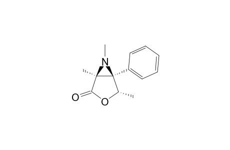 (1S*,4S*,5R*)-1,4,6-Trimethyl-5-phenyl-3-oxa-6-azabicyclo[3.1.0]hexan-2-one