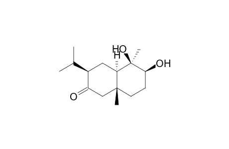 (3R,4aR,5R,6S,8aR)-5,6-dihydroxy-3-isopropyl-5,8a-dimethyl-decalin-2-one