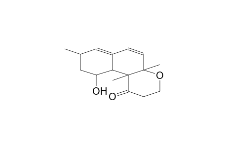 Octahydro-10-hydroxy-4a,8,10b-trimethyl-naphtho(2,1-B)pyran-1-one