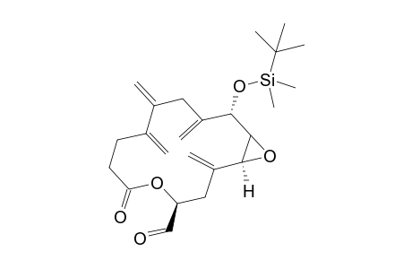 (1S,4S, 13S)-13-[(t-Butyl)dimethylsilyloxy]-6-oxo-2,9,10,12-tetramethylene-5,15-dioxabicyclo[12.1.0]pentadecane-4-carbaldehyde