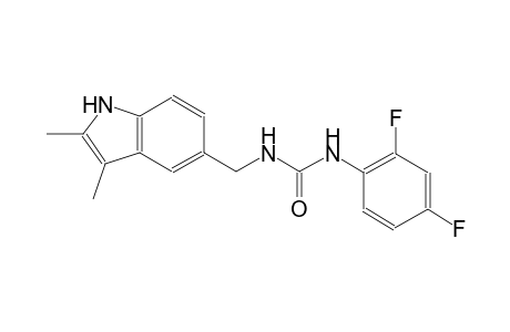 urea, N-(2,4-difluorophenyl)-N'-[(2,3-dimethyl-1H-indol-5-yl)methyl]-