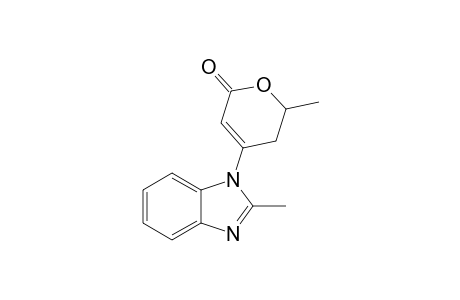 4-(2-METHYL-1H-BENZO-[D]-IMIDAZOL-1-YL)-6-METHYL-5,6-DIHYDRO-2H-2-PYRANONE