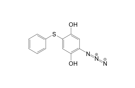 2-Azido-5-phenylsulfanyl-benzene-1,4-diol