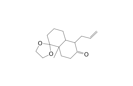 3',4',4'a,7',8',8'a-Hexahydro-8'a-methyl-5'-(2-propenyl)spiro[1,3-dioxolane-2,1'(2'H)-naphthalen]-6'(5'H)-one