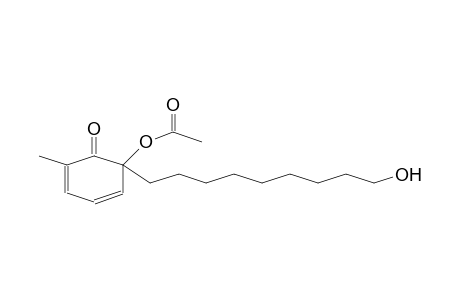 2,4-CYCLOHEXADIEN-1-ONE, 6-(ACETYLOXY)-6-(9-HYDROXYNONYL)-2-METHYL-