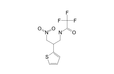 2,2,2-trifluoro-N-[3-nitro-2-(2-thienyl)propyl]acetamide