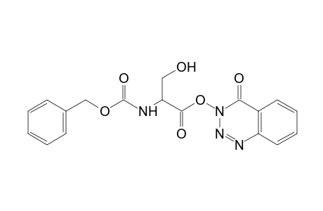 N-carboxy-L-serine, N-benzyl 3,4-dihydro-4-oxo-1,2,3-benzotriazin-3-yl ester