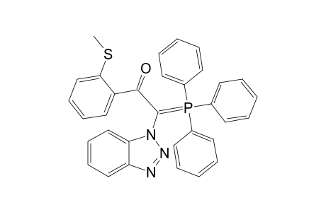 2-(1-benzotriazolyl)-1-[2-(methylthio)phenyl]-2-triphenylphosphoranylideneethanone