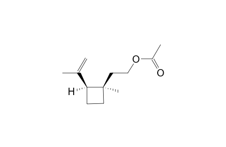 .gamma.-1-Acetoxyethyl-1-methyl-c-2-isopropenylcyclobutane