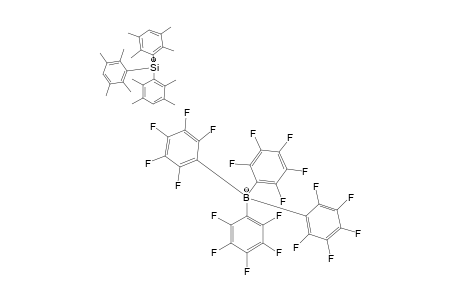 TRIDURYLSILYLIUM-TETRAKIS-(PENTAFLUOROPHENYL)-BORATE