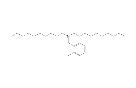 2-Methylbenzylamine, N,N-didecyl-