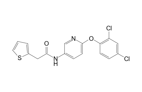 N-[6-(2,4-dichlorophenoxy)-3-pyridyl]-2-thiopheneacetamide