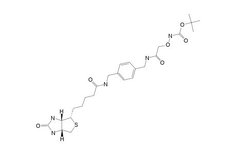 TERT.-BUTYL-2-[[4-(BIOTINYLAMINOMETHYL)-BENZYL]-AMINO]-2-OXOETHOXYCARBAMATE