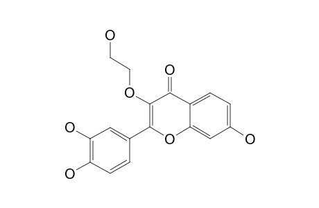 2-(3,4-DIHYDROXYPHENYL)-7-HYDROXY-3-(2-HYDROXYETHOXY)-4H-CHROMEN-4-ONE