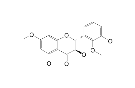 3,5,3'-TRIHYDROXY-7,2'-DIMETHOXYFLAVANONE