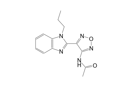 N-[4-(1-Propyl-1H-benzimidazol-2-yl)-1,2,5-oxadiazol-3-yl]acetamide