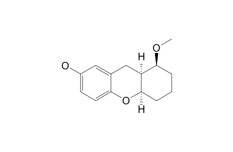 4A,1-(TRANS)-1-METHOXY-2,3,4,4A,9,9A-HEXAHYDRO-1H-XANTHENE-7-OL;TRANS-ISOMER