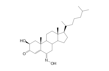 (2S,6E,10R,13R,17R)-17-(1,5-dimethylhexyl)-2-hydroxy-6-hydroxyimino-10,13-dimethyl-2,7,8,9,11,12,14,15,16,17-decahydro-1H-cyclopenta[a]phenanthren-3-one