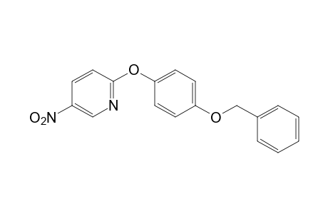 2-[p-(benzyloxy)phenoxy]-5-nitropyridine